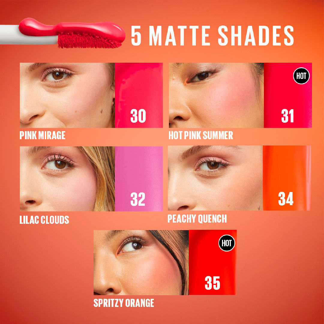 Maybelline Sunkisser 12H Longwear Multi-use Matte Liquid Blush, Bronzer, Blendable, Buildable thumbnail 12