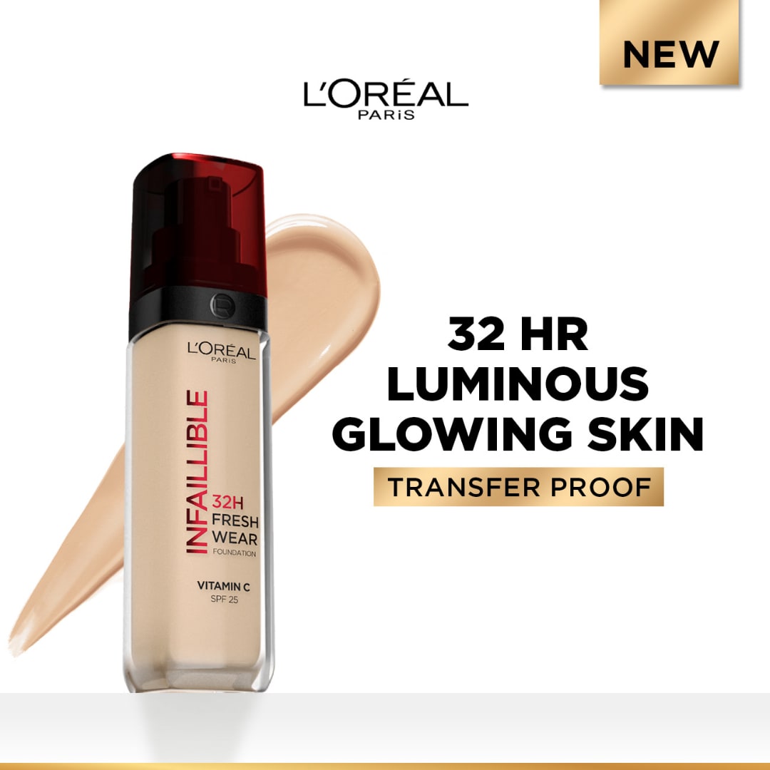 L'Oréal Paris Infaillible 32H Freshwear Liquid Foundation SPF25 thumbnail 3