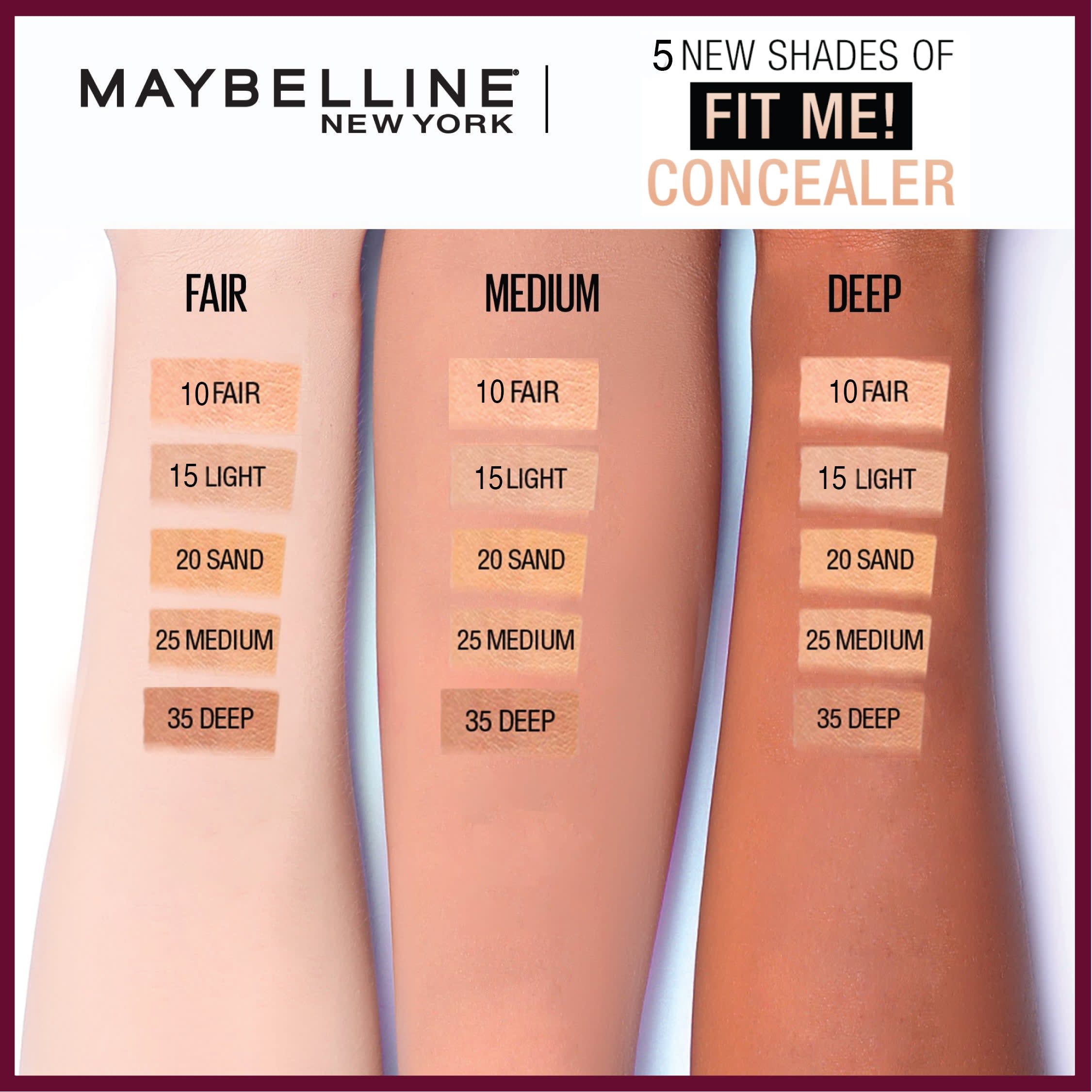 Maybelline New York Flawless Fit Me Concealer Oil and Fragrance-Free - Natural Coverage thumbnail 11