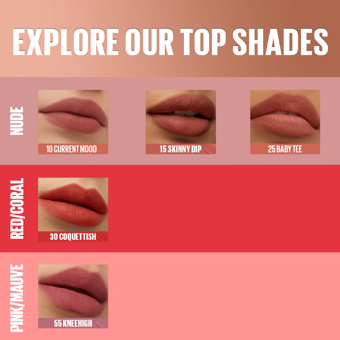 Maybelline Super Stay Teddy Tint Soft Blurred Matte Lip Tint | 12h Longwear, Transfer proof thumbnail 8