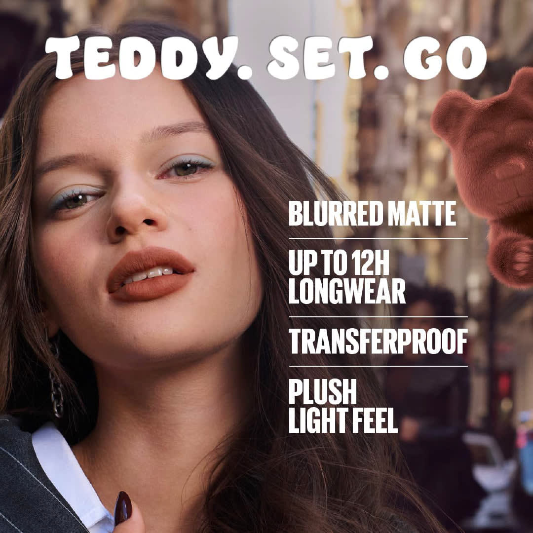 Maybelline Super Stay Teddy Tint Soft Blurred Matte Lip Tint | 12h Longwear, Transfer proof thumbnail 2