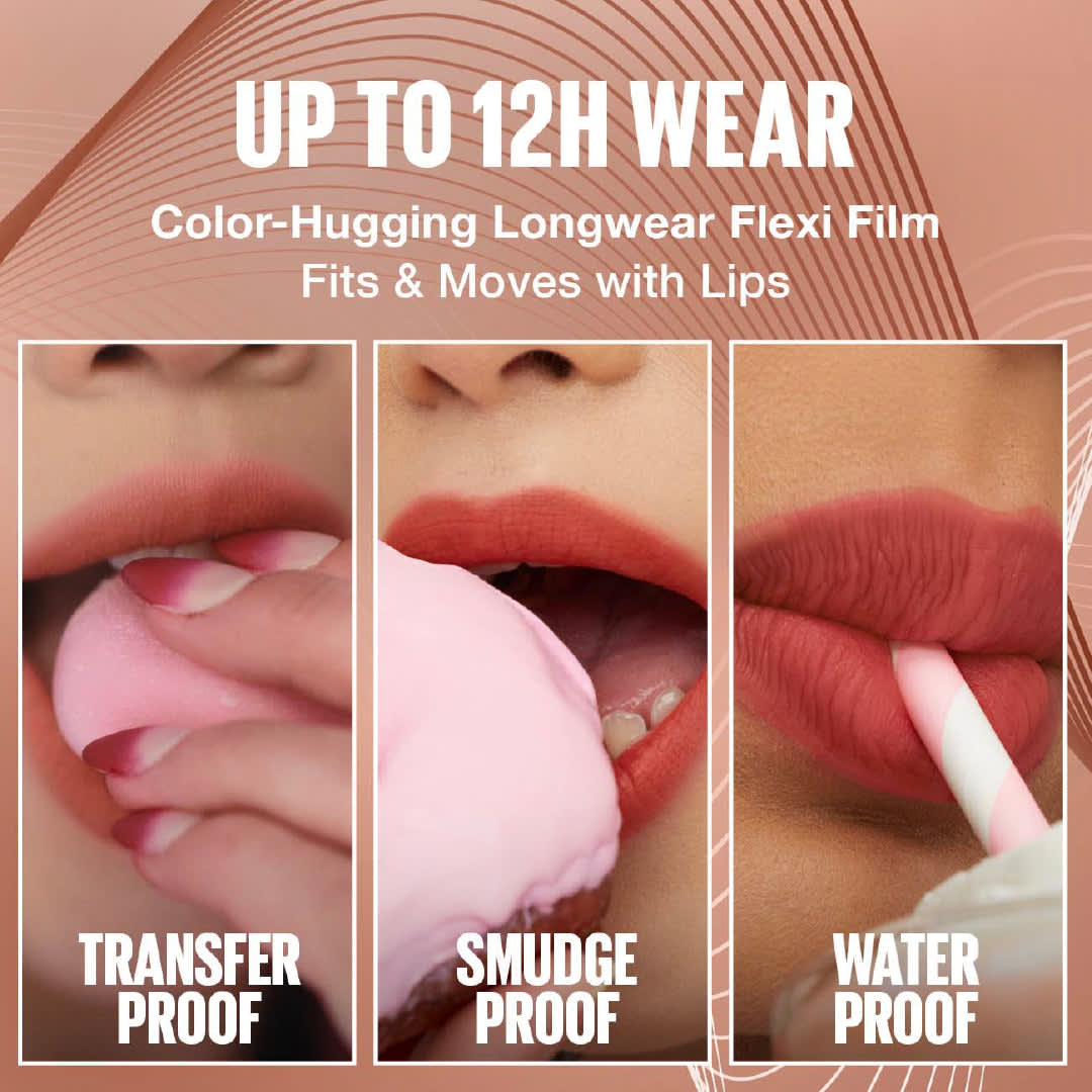 Maybelline Super Stay Teddy Tint Soft Blurred Matte Lip Tint | 12h Longwear, Transfer proof thumbnail 4