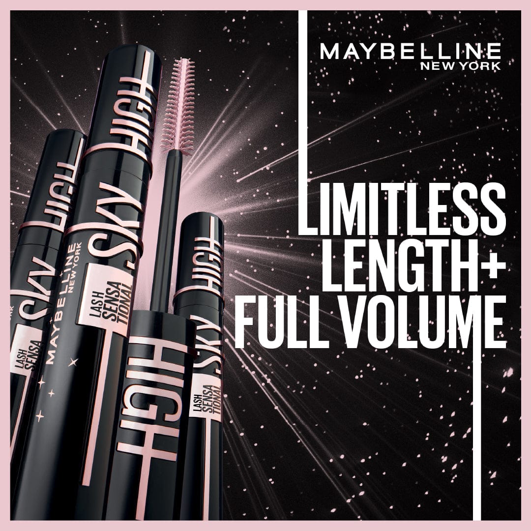 Maybelline Lash Sensational Cosmic Black Sky High  Volumizing & Lengthening Intense Black thumbnail 5
