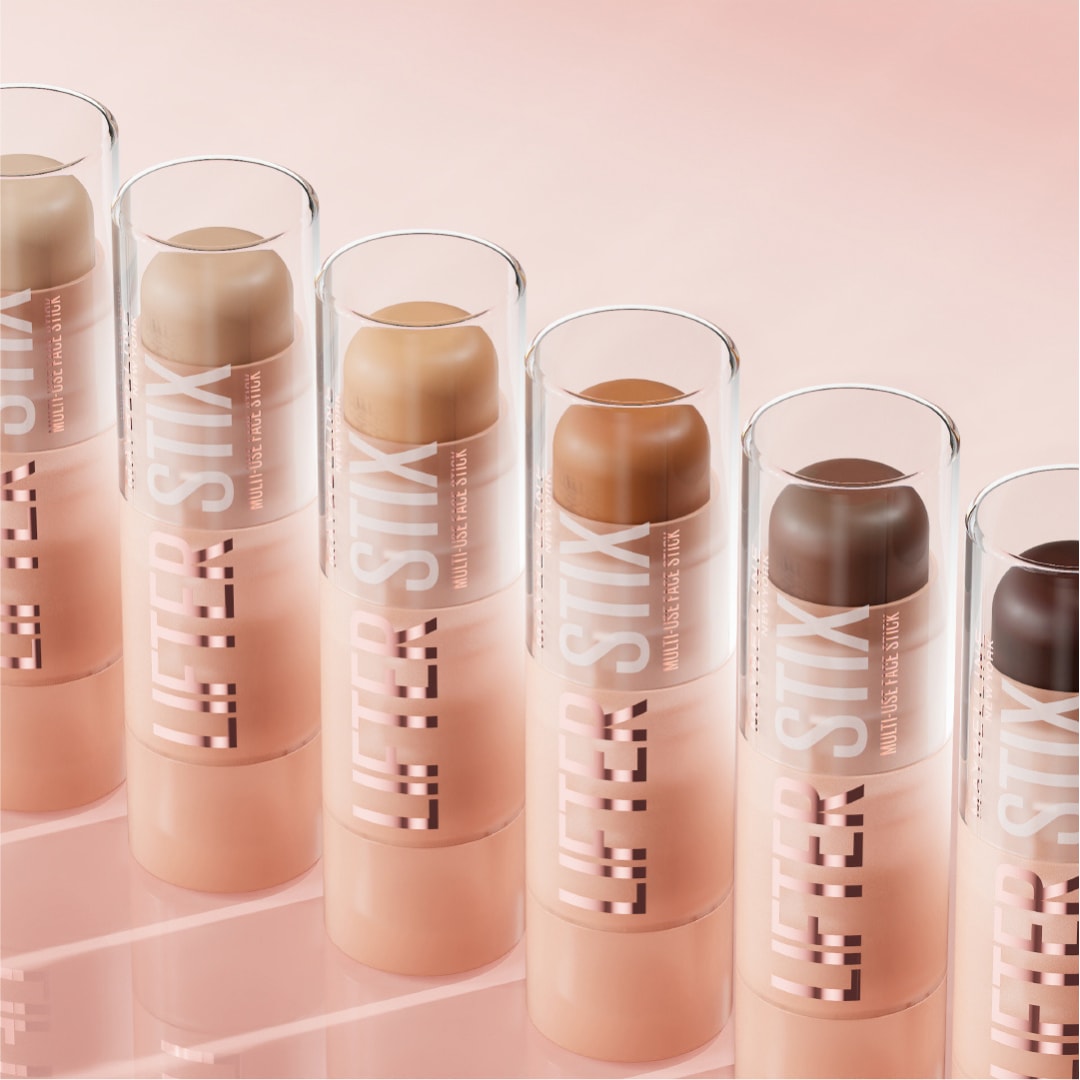 Maybelline New York Lifter Stix Multi-Use Face Stick Contour, Bronzer, Concealer and Foundation Stick, All-In-One Creamy Face Makeup thumbnail 7