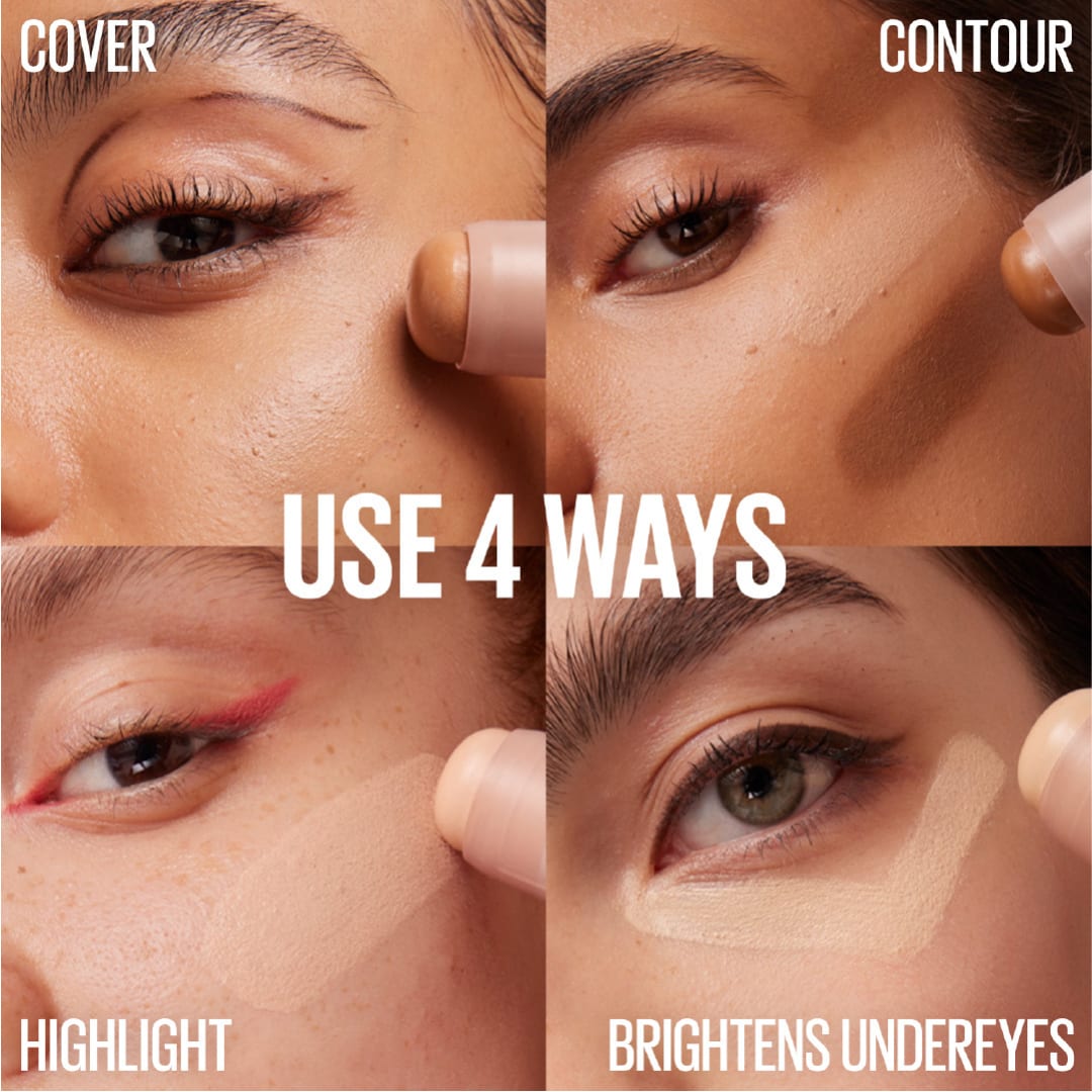 Maybelline New York Lifter Stix Multi-Use Face Stick Contour, Bronzer, Concealer and Foundation Stick, All-In-One Creamy Face Makeup thumbnail 8