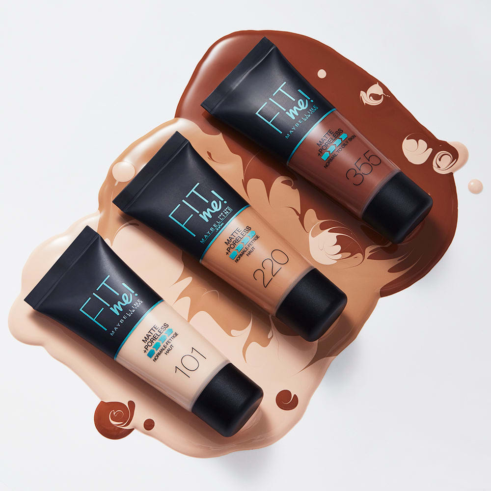 Maybelline New York Fit Me Matte Poreless Liquid Foundation Ideal For Normal To Oily Skin thumbnail 10