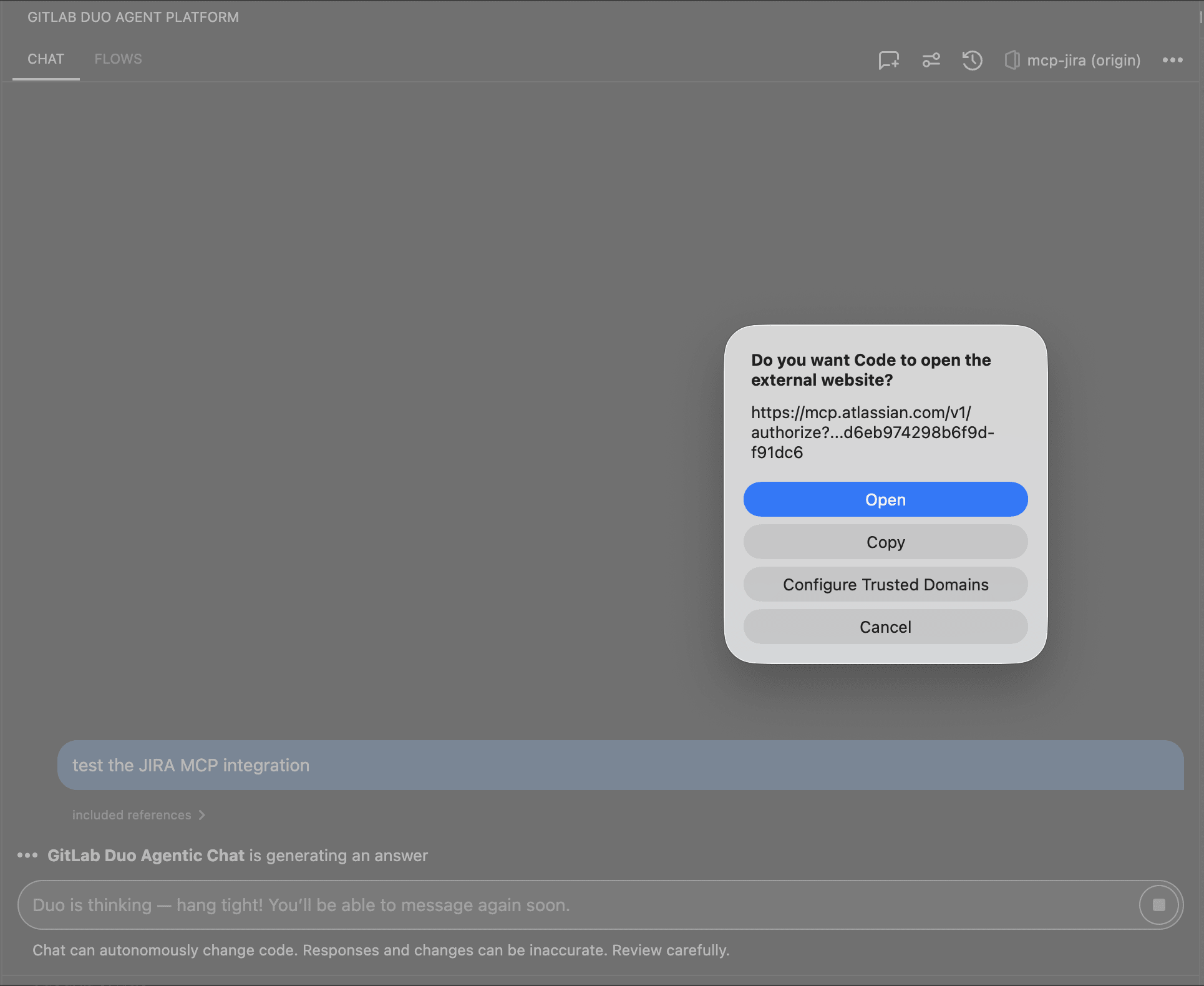 Redirection vers le site MCP Atlassian