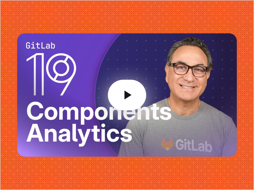 GitLab 19.0 Component Analytics video thumbnail
