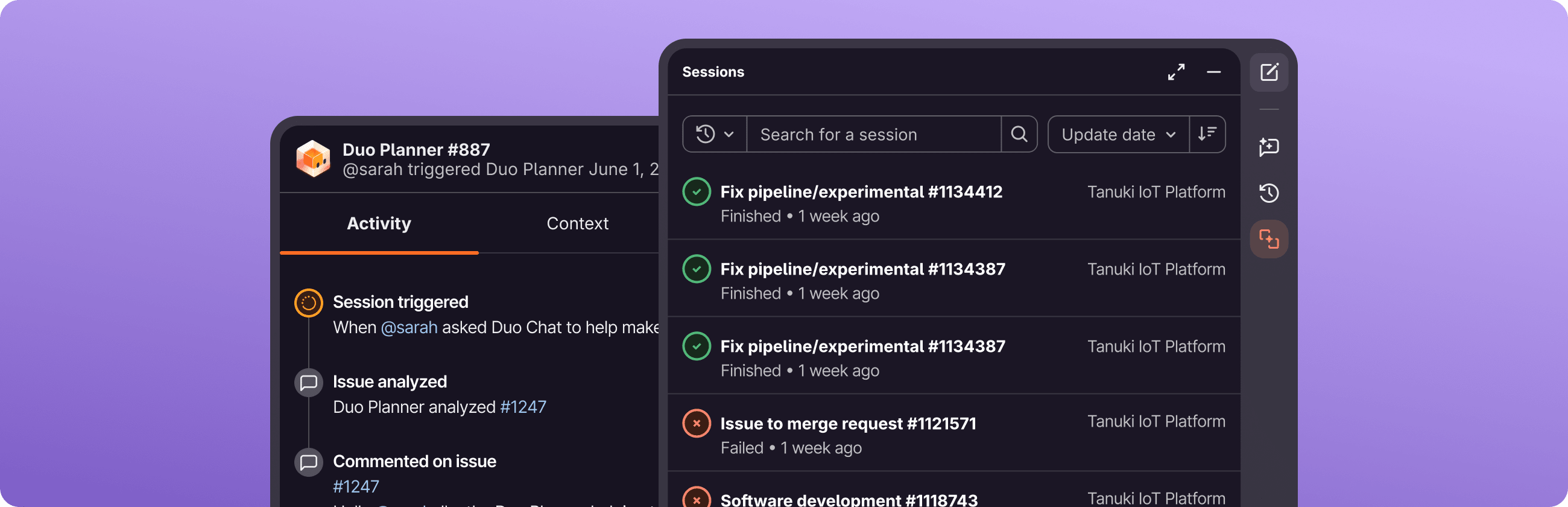 An abstract graphic with a cube-shaped character representing an AI agent is featured.