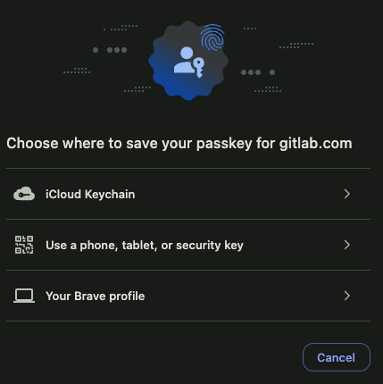 Browser (Brave) Auth Request