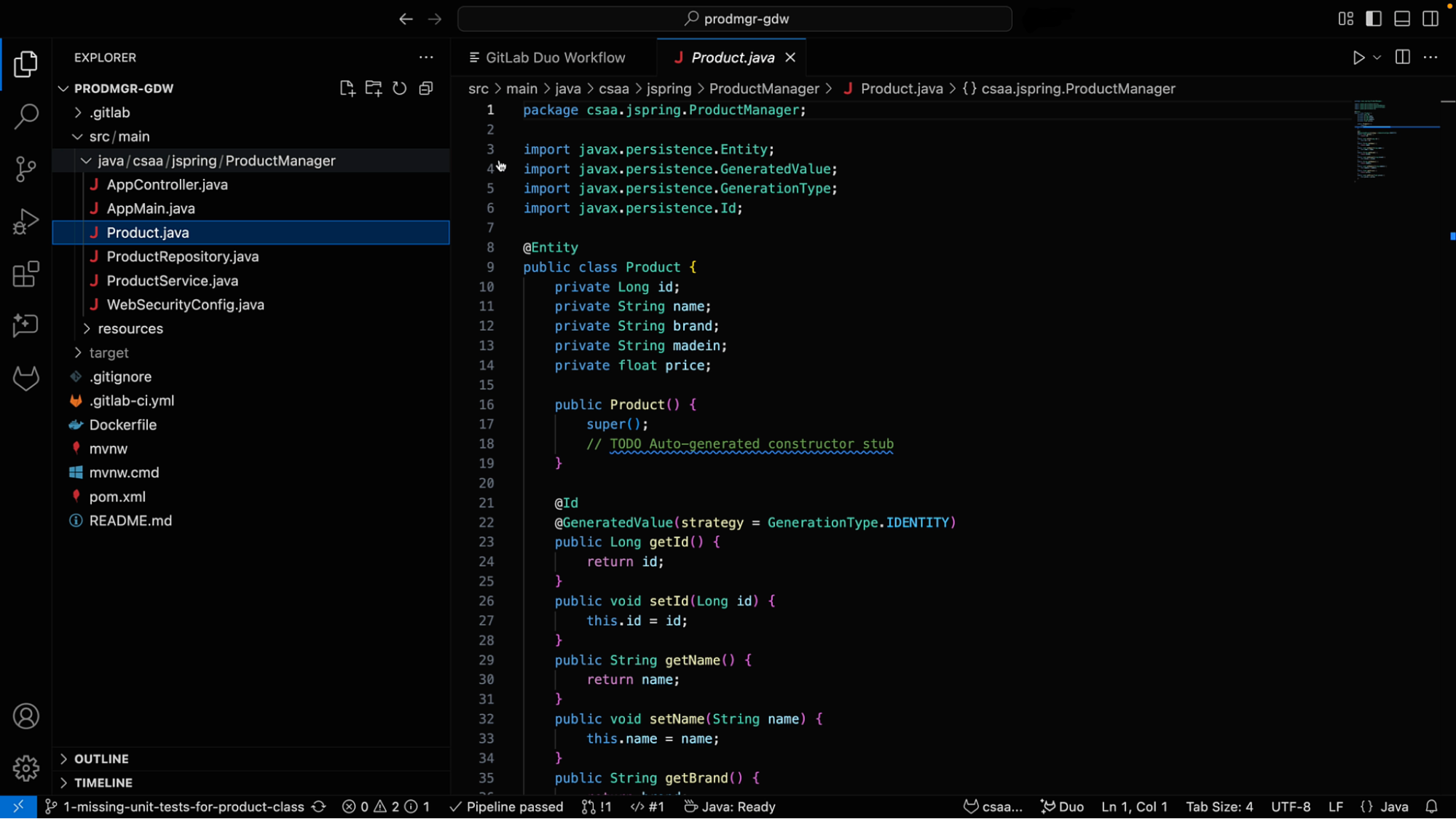 Use GitLab Duo Workflow to improve application quality assurance | GitLab