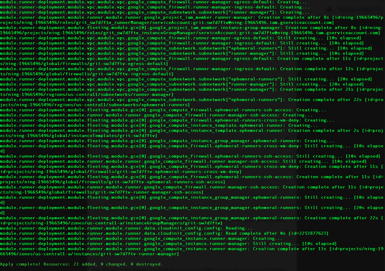 GitLab Runner code