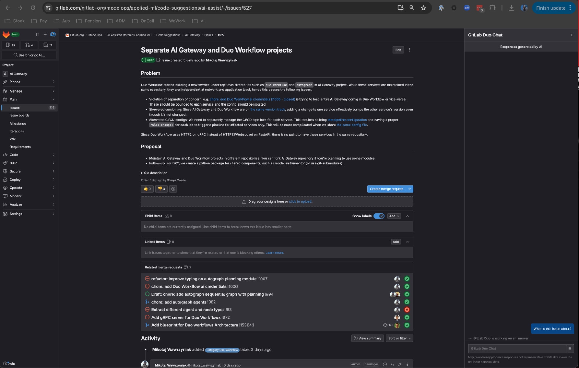 Capture d'écran du bouton Annuler dans GitLab Chat