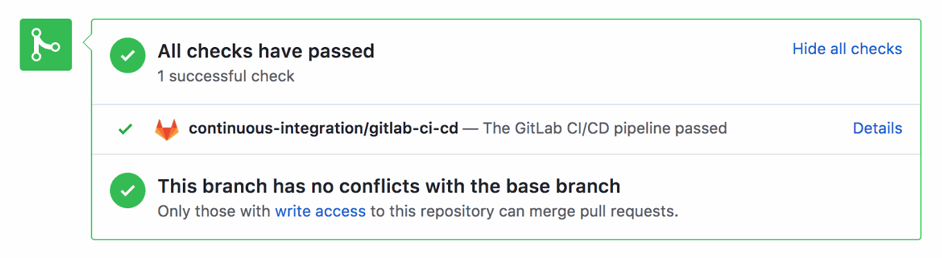 GitHub Status screenshot