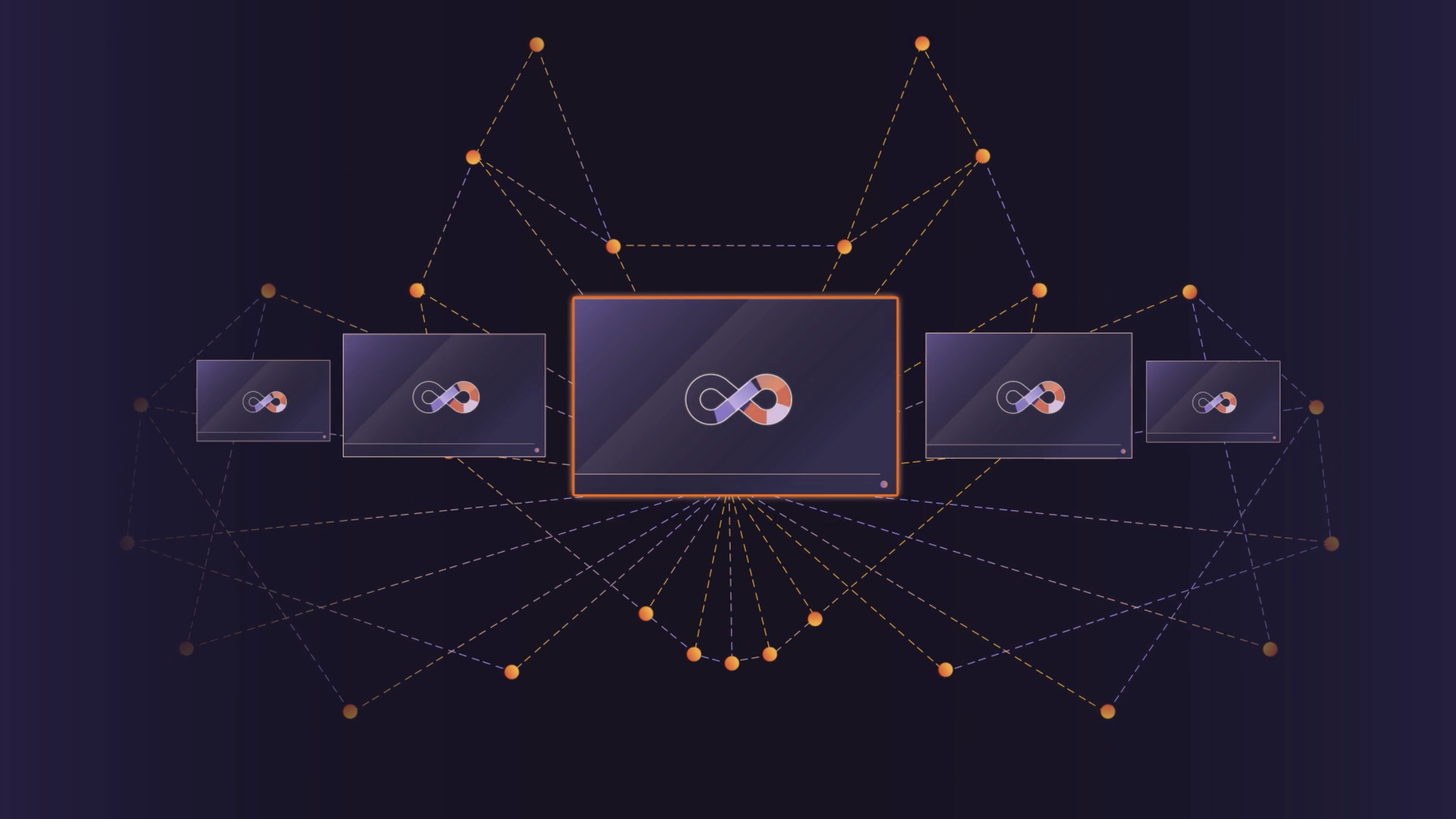 The DevSecOps lifecycle of plan, code, build, test, release, deploy, operate, and monitor arranged in an infinity symbol overlapping the security shield (secure and compliance).