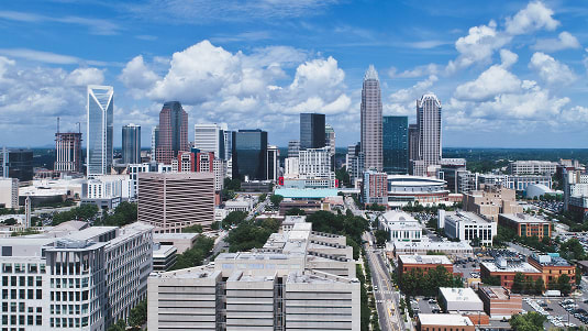 charlotte skyline