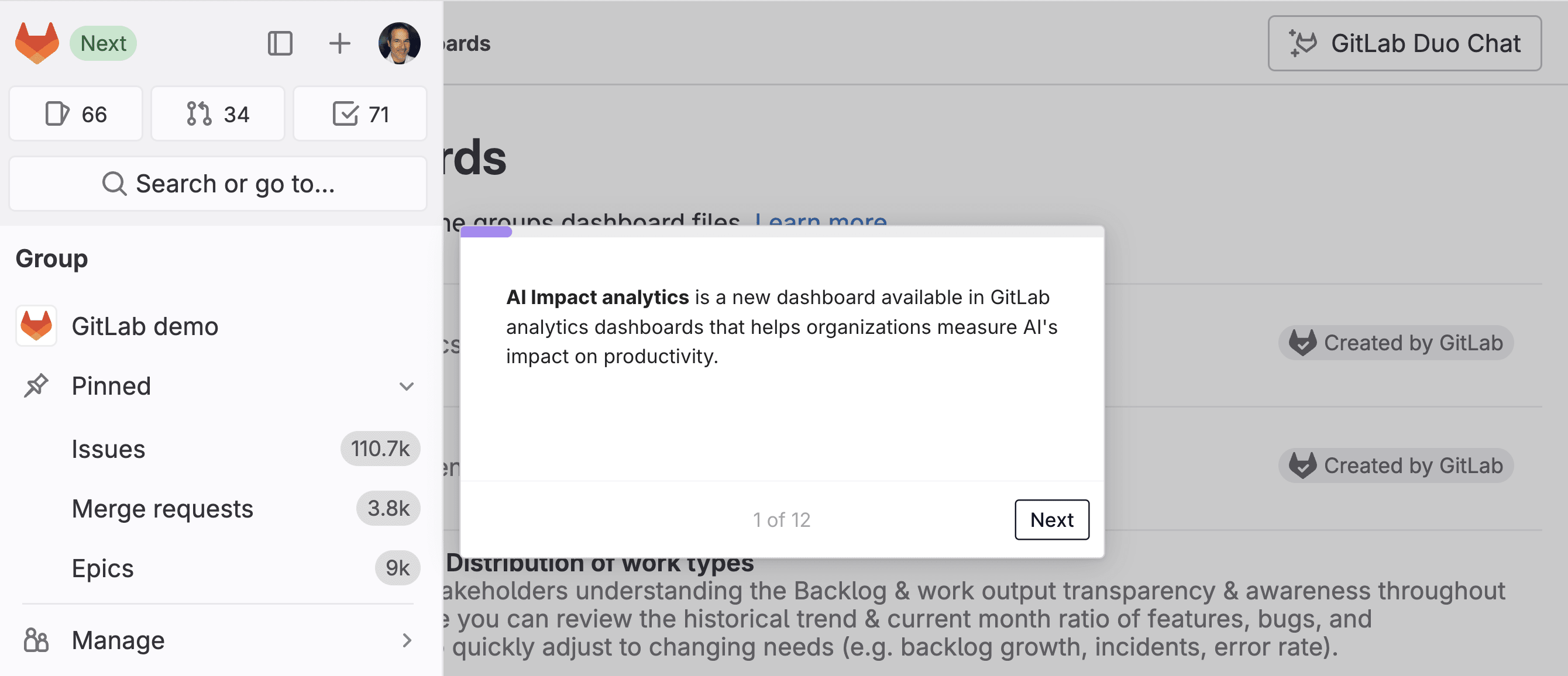GitLab Duo AI Impact Dashboard cover image