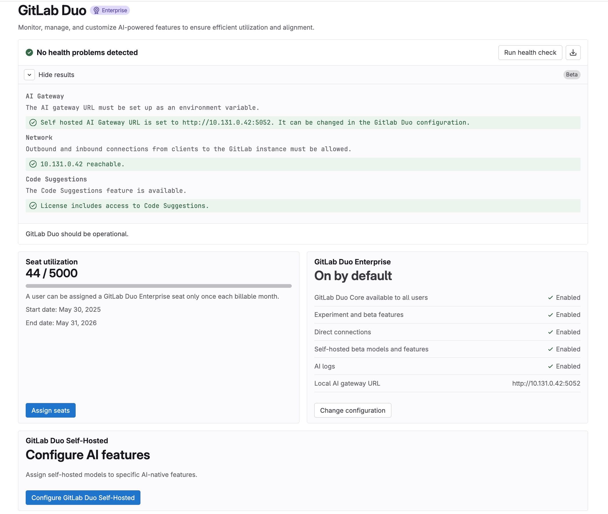 Lancement d’une vérification de l’état des services