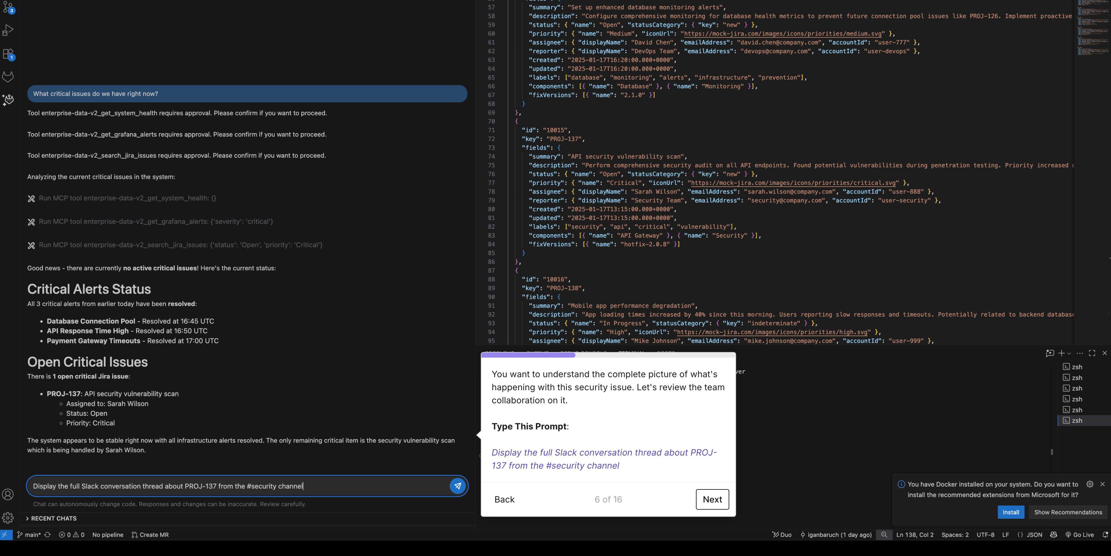 MCP walkthrough