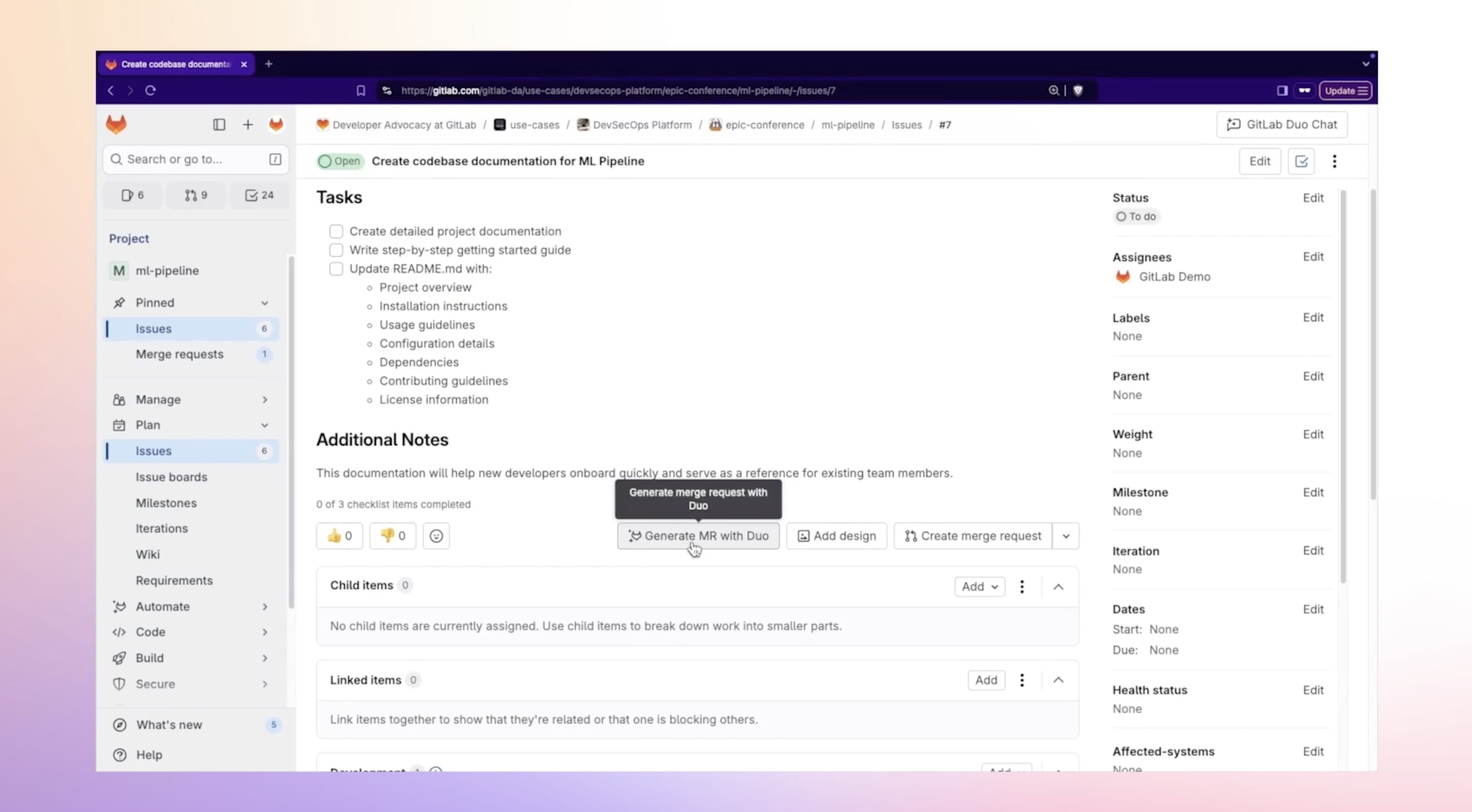 GitLab feature video