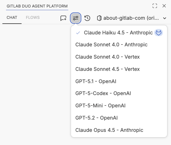 Model selection in IDE