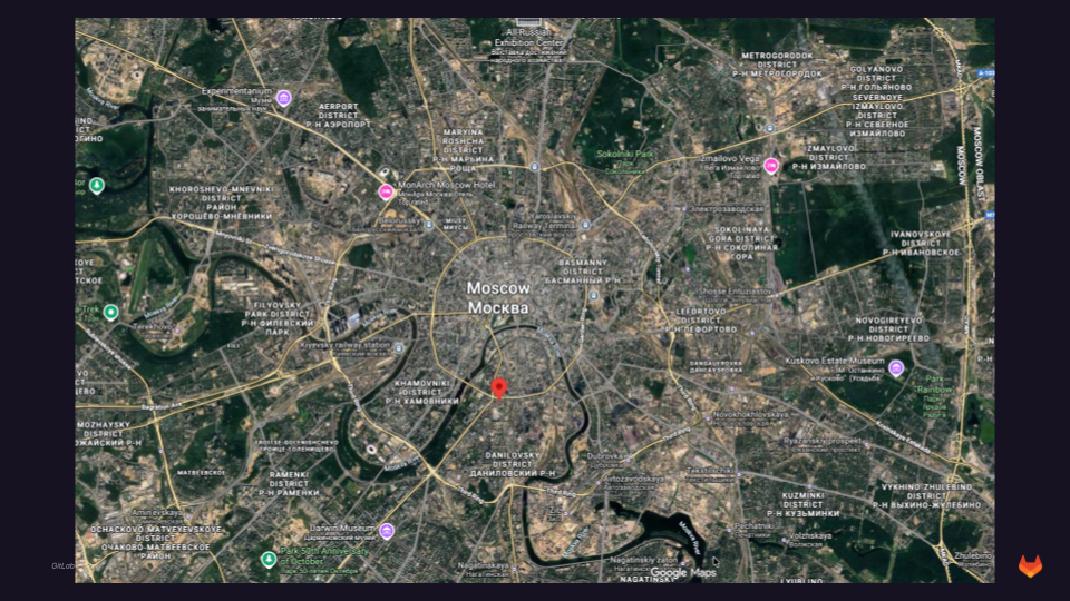 Map depicting the location stored in EXIF metadata on images of the threat actor. 