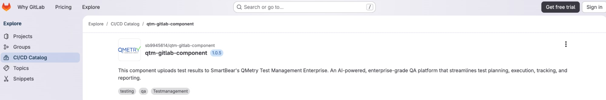 QMetry GitLab Component Automates Test Uploads