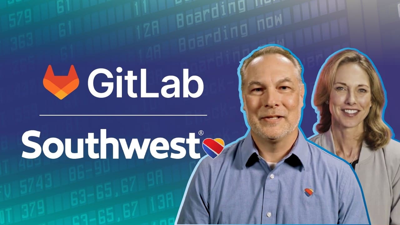 Thumbnail: Southwest Airlines Takes Flight with AI: Scaling DevSecOps Using GitLab Duo Agent Platform