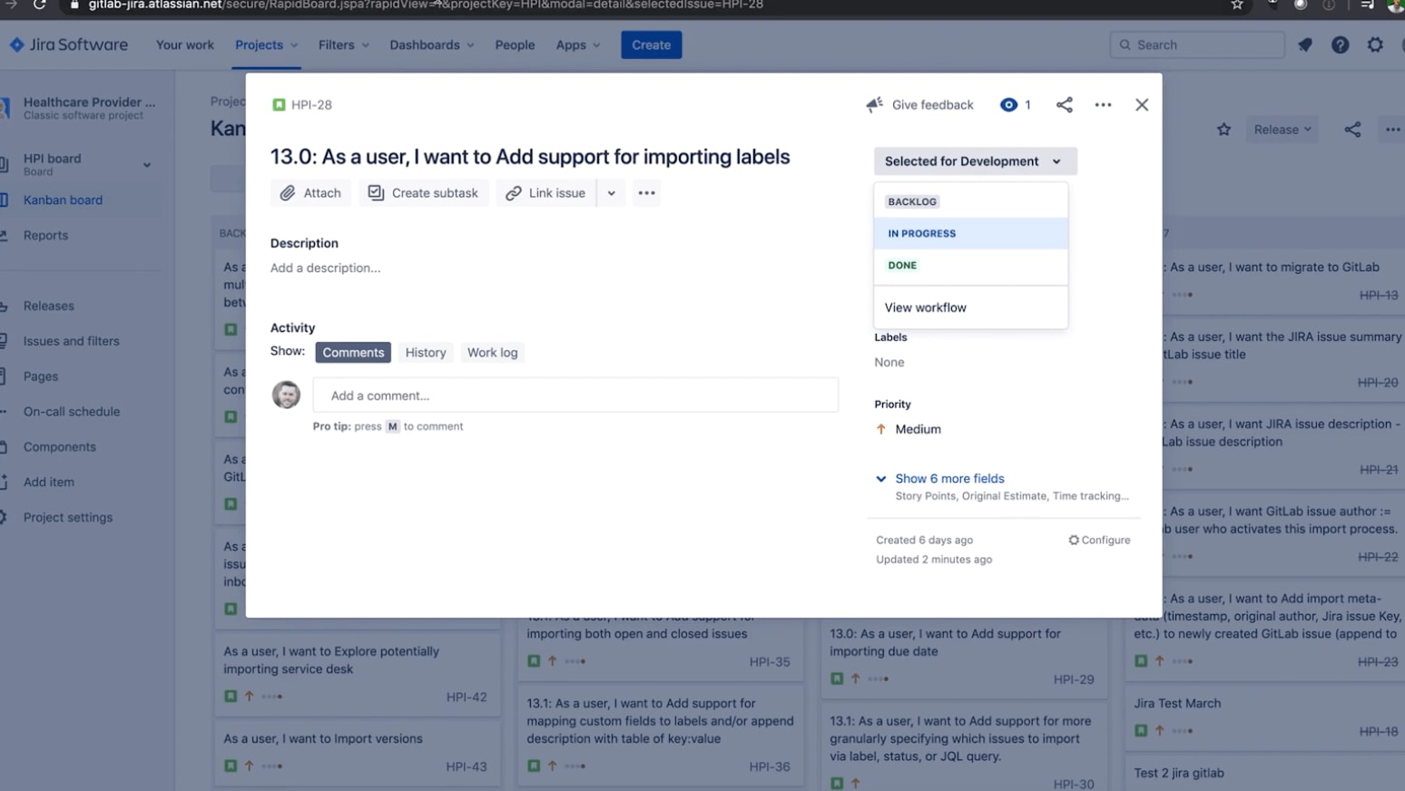 GitLab for Jira Setup