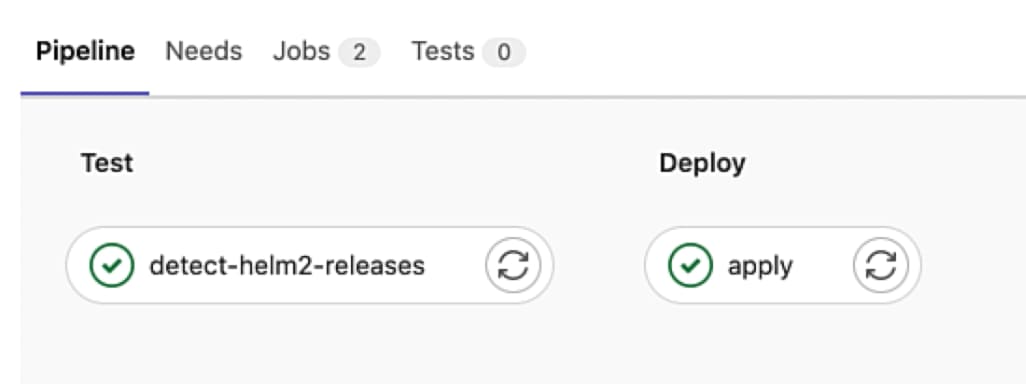 Project "cluster-management" pipeline completed