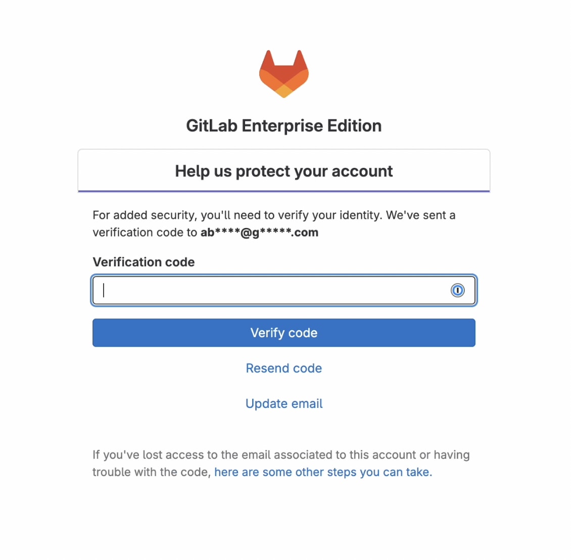 Confirmation prompt