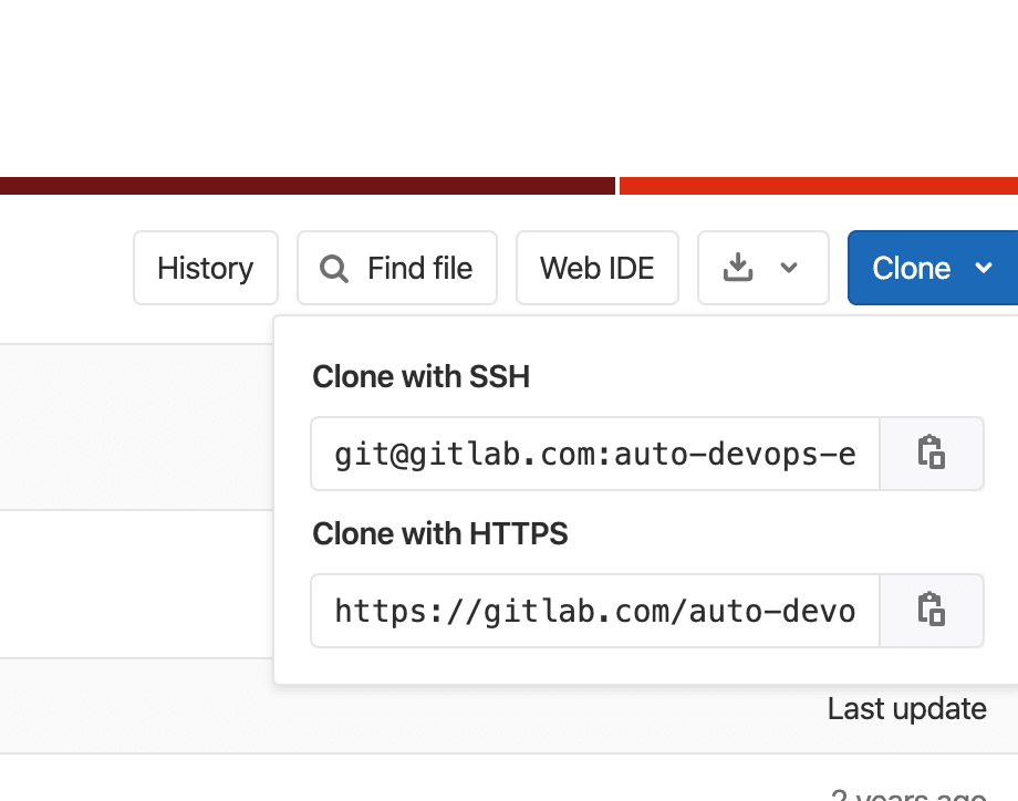 Cloning over HTTPS