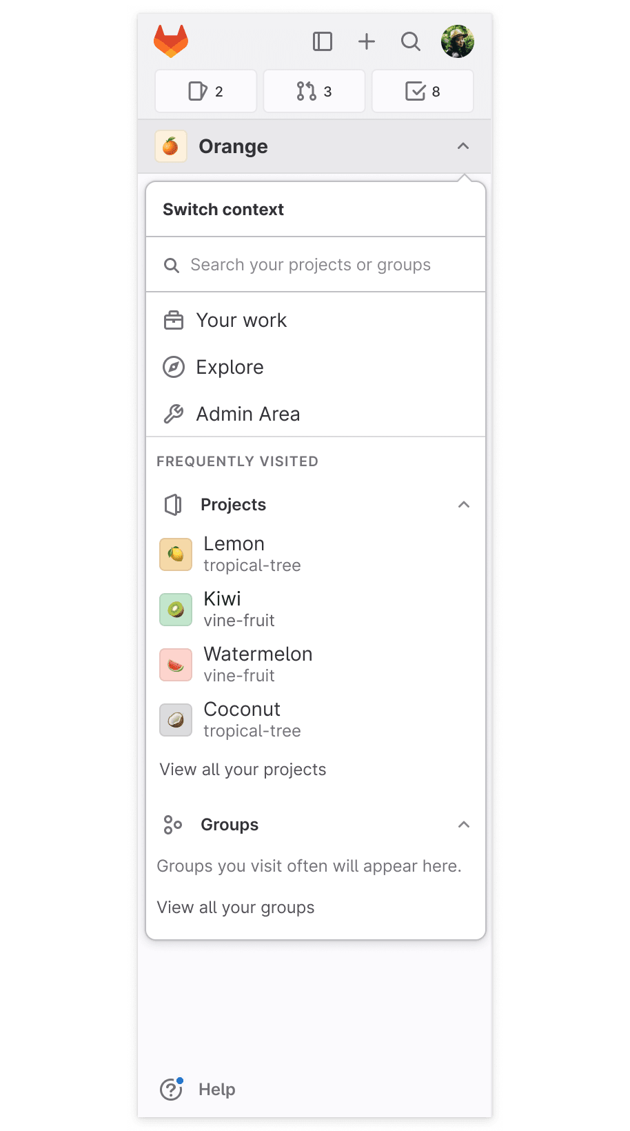 Context switcher after