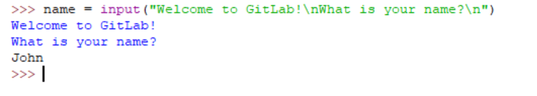 Les bases de python : fonction input