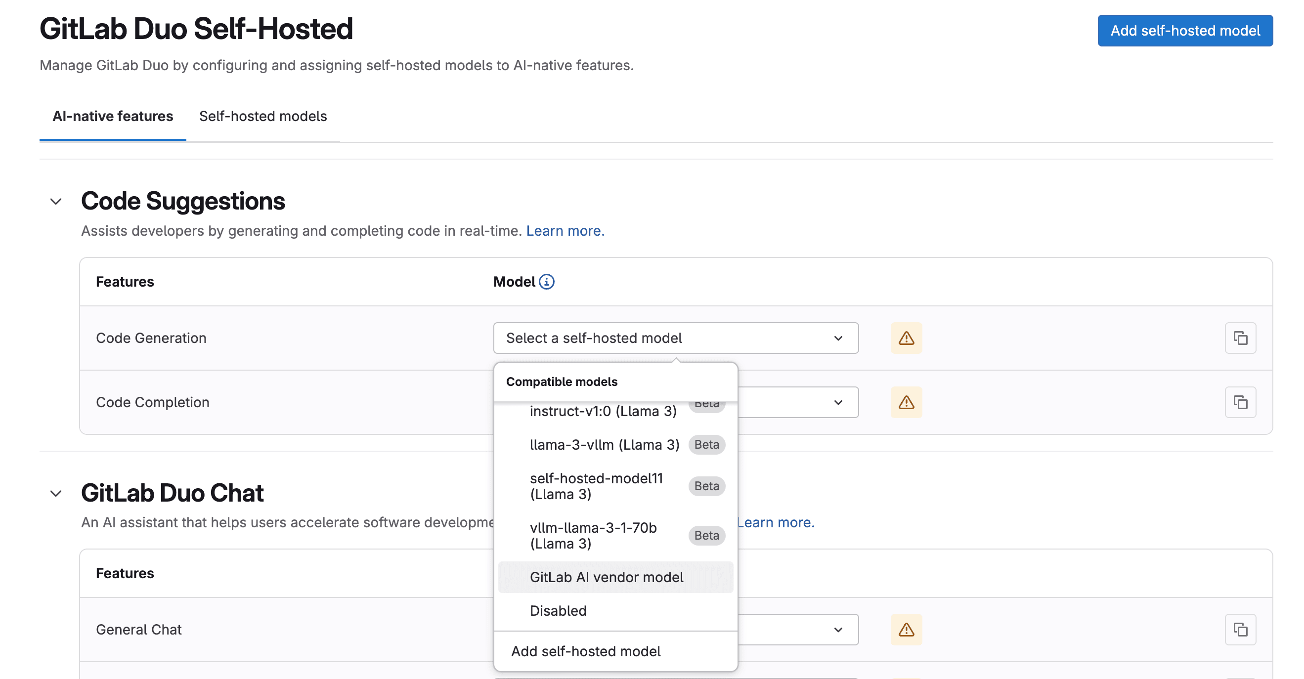 GitLab Duo Self-Hostedでハイブリッドモデルが選択可能に(ベータ版)