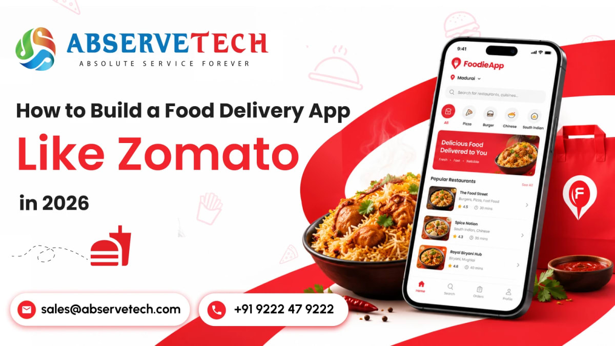 How to Build a Food Delivery App Like Zomato in 2026 ?