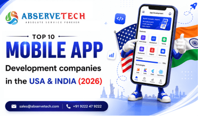 Top 10 Mobile App development companies in the USA & India (2026 )