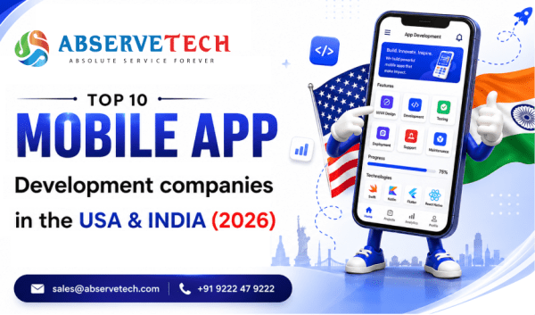 Top 10 Mobile App development companies in the USA & India (2026 )
