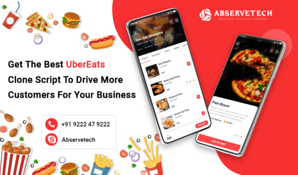 Get The Best UberEats Clone Script To Drive More Customers For Your Business