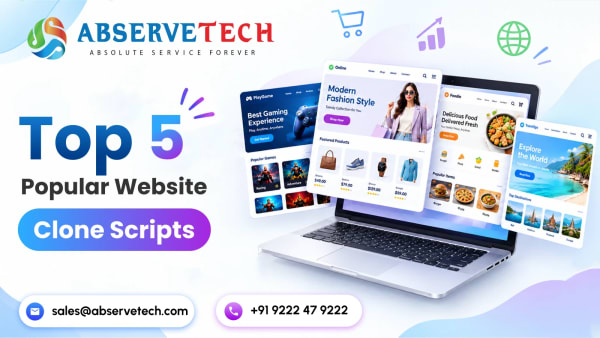 Top 5 Popular Website Clone Scripts