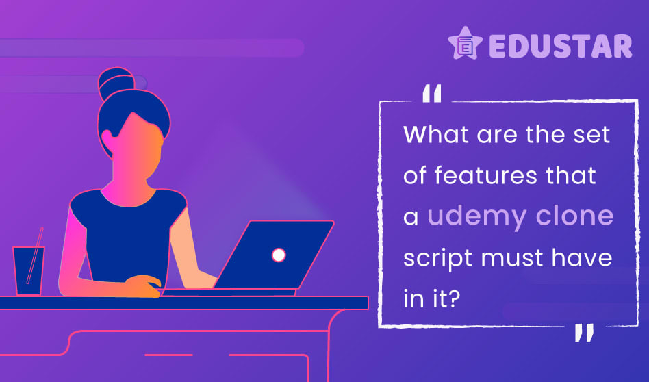 What are the set of features that an Udemy clone script must have in it?