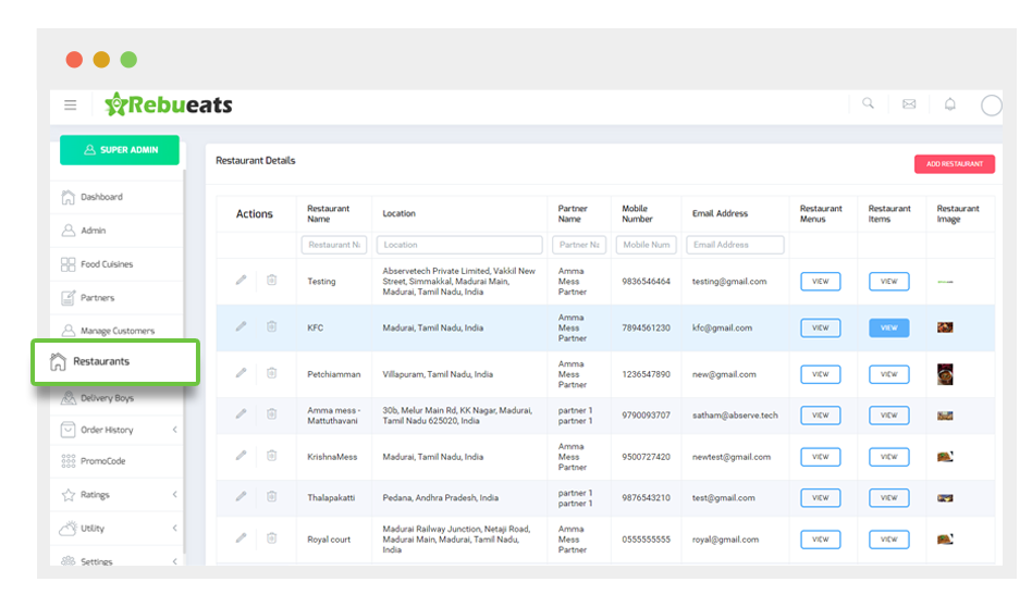 UberEats Clone Script - Abservetech