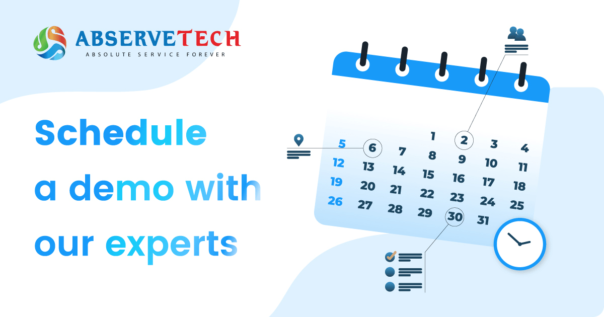 Schedule a Free demo - Abservetech