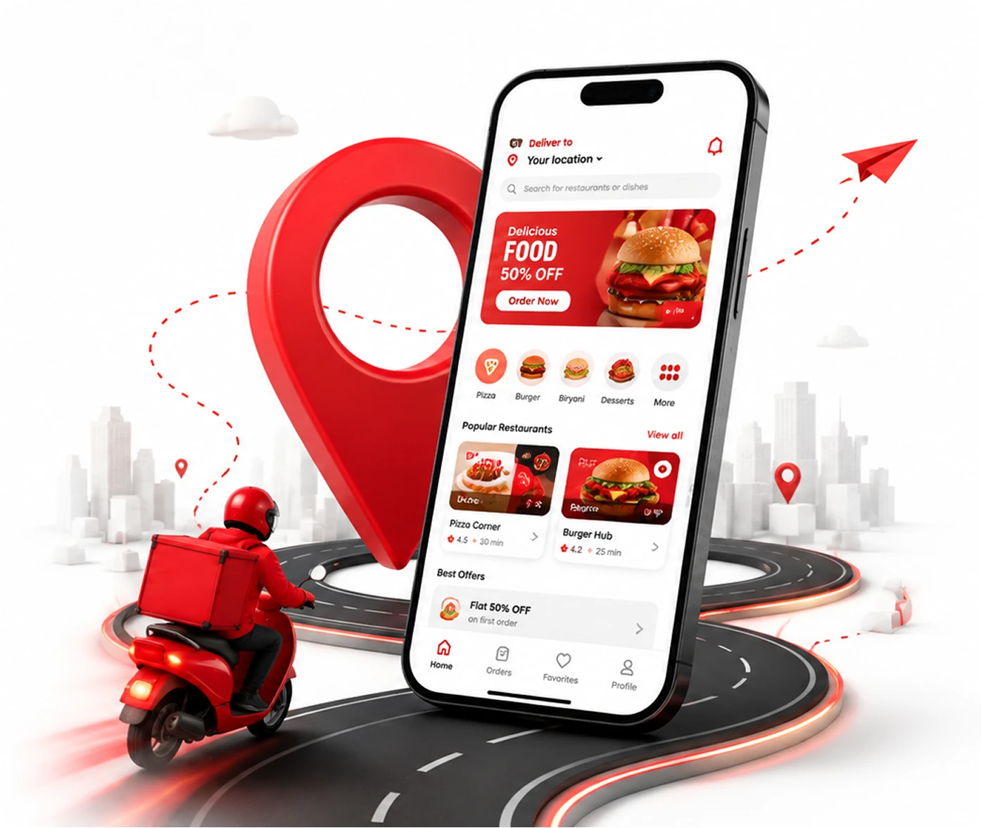 Zomato clone app preview