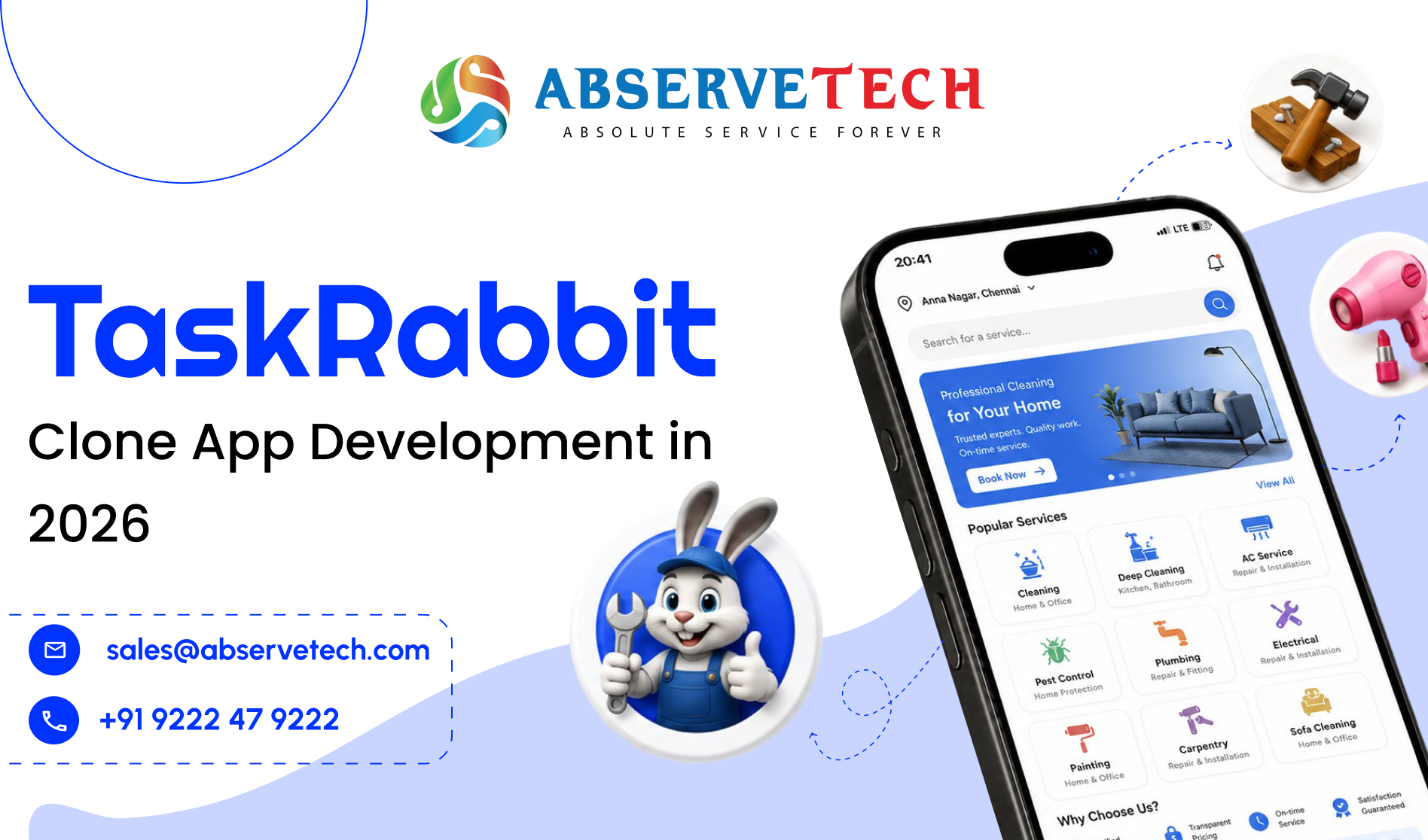 TaskRabbit Clone App Development in 2026: Complete Guide to Build an On-Demand Service App