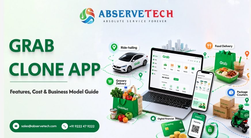 Grab Clone App: Features, Cost & Business Model Guide