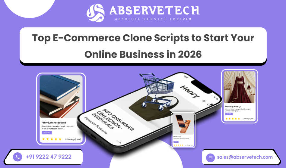 Top E-commerce Clone Scripts to Start your Online Business in 2026