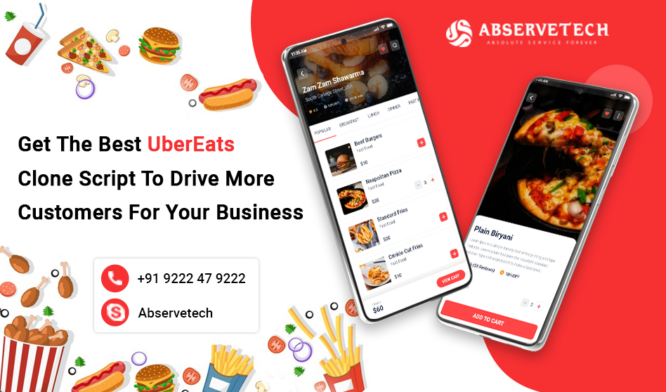 Get The Best UberEats Clone Script To Drive More Customers For Your Business