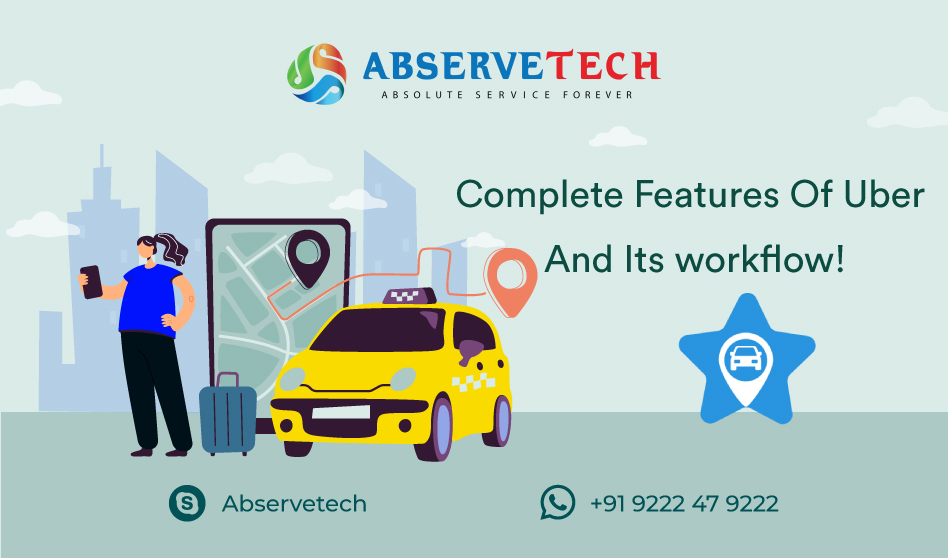 Complete Features Of Uber clone And Its workflow!