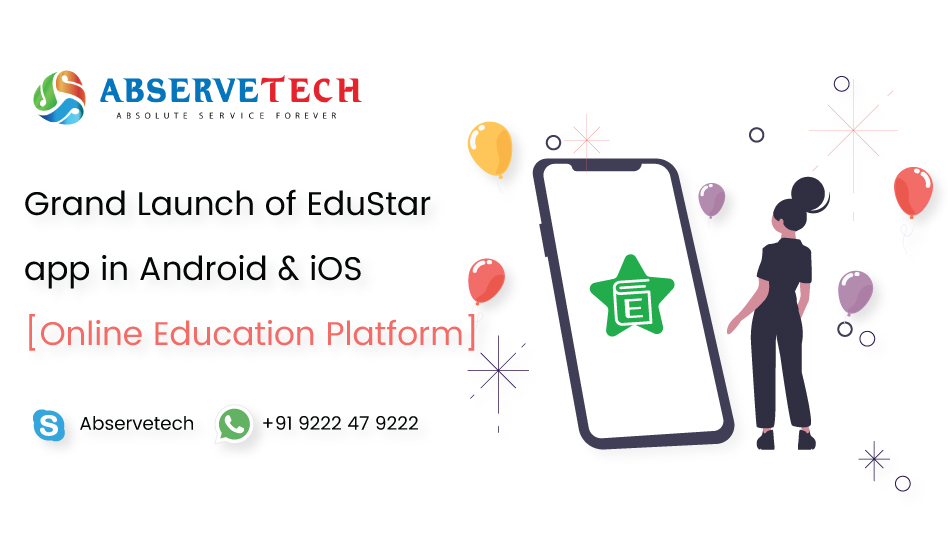 Grand launch of edustar app in android & ios [ online education platform ]